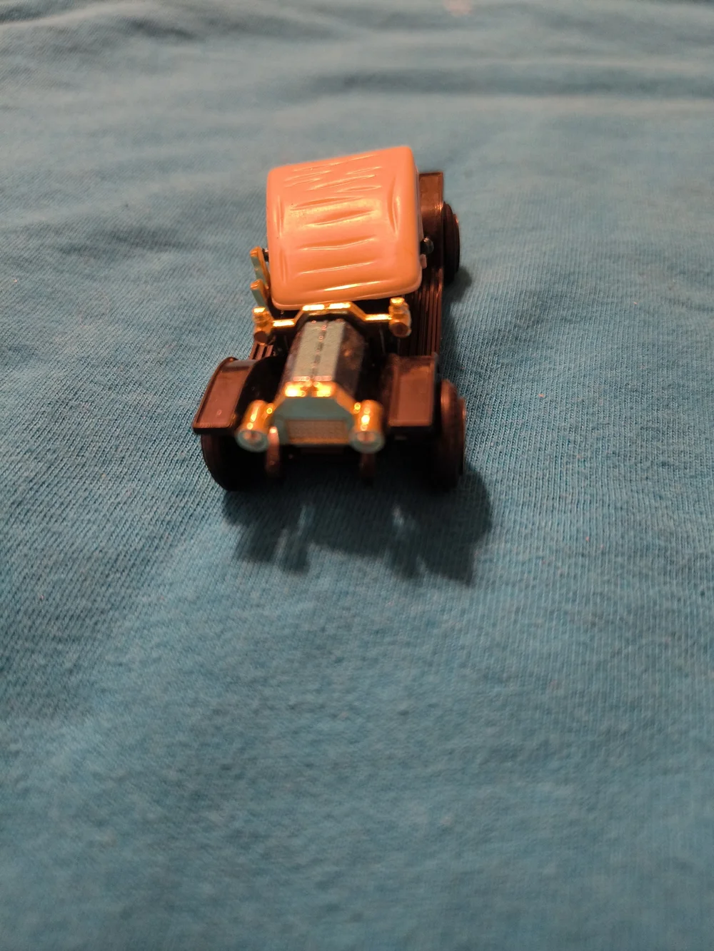Pierce Arrow & REO Vintage-Style Toy Car Set - Blue and Tan